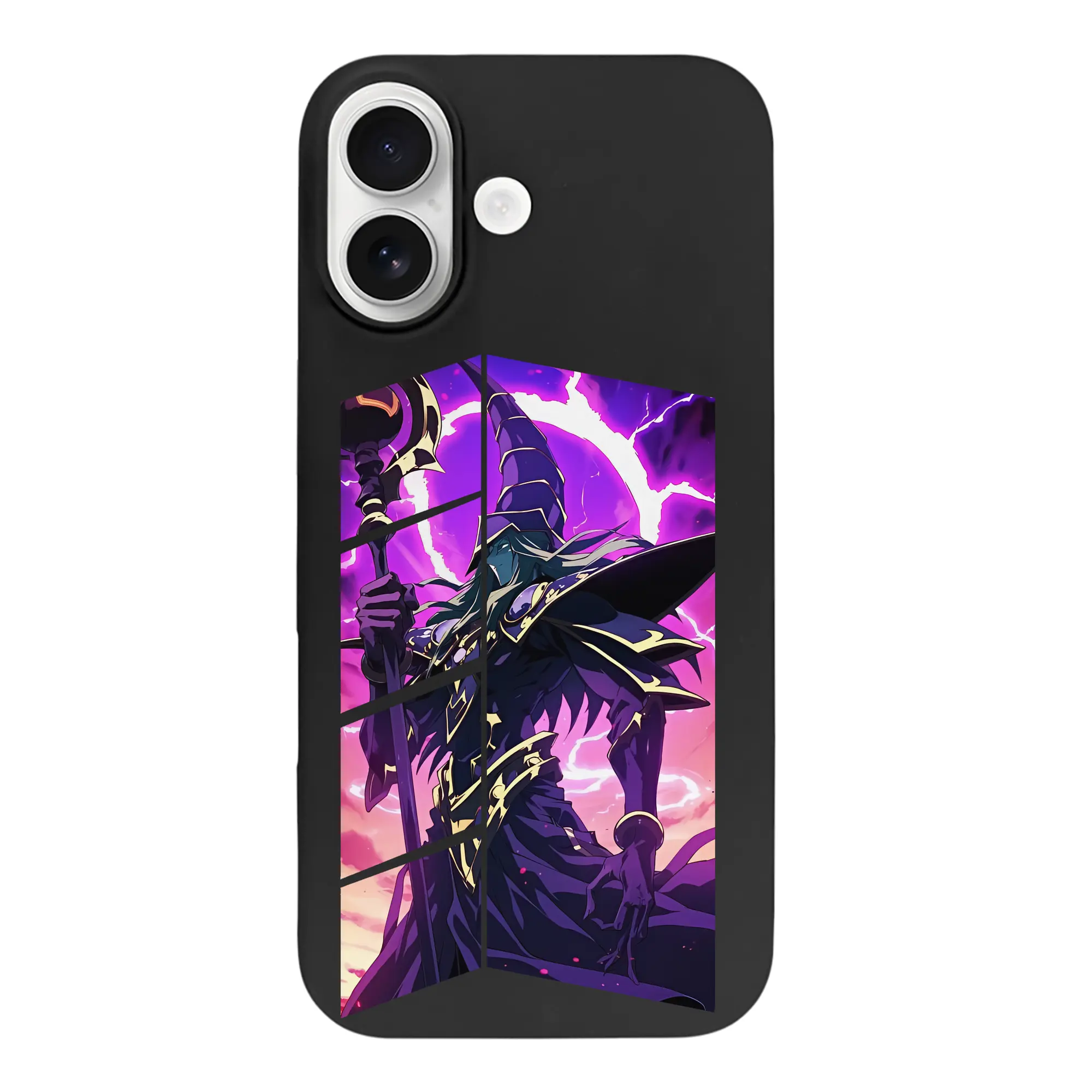 遊☆戯☆王 グッズ,ブラック・マジシャン - iPhone 17 シリーズ シリコンケース 薄型 耐衝撃 指紋防止 ソフトタッチカバー 精密フィット 傷防止 保護ケース iPhone 17/17 Air/17 Pro/17 Pro Max 対応